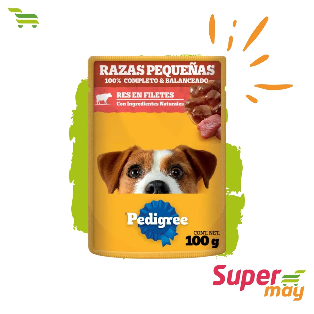PEDIGREE PEQUE RES SOBRE 100 GR