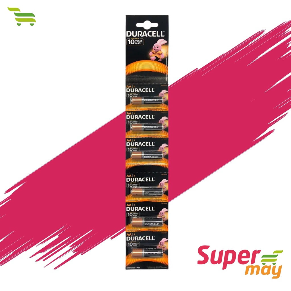 DURACELL AA TIRA PILA 6 UDS