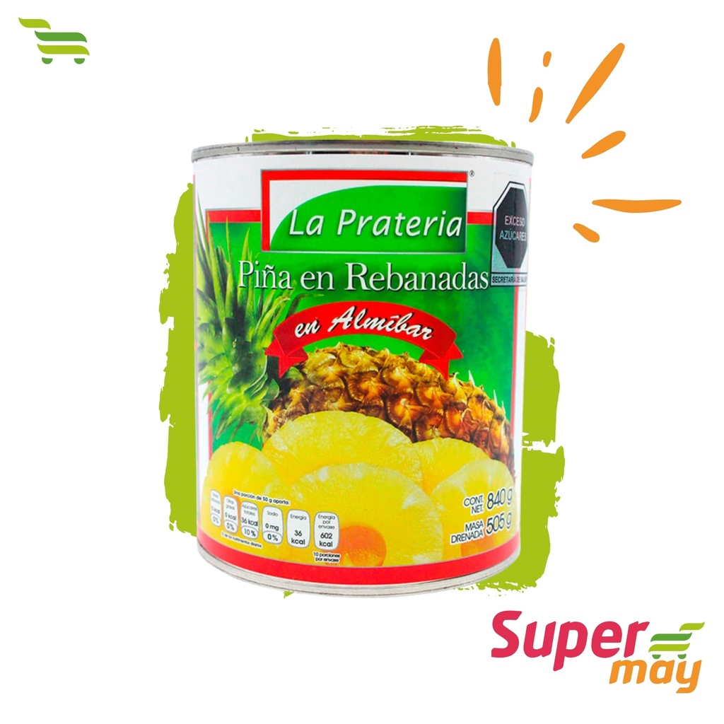 PRATERIA PIÑA ALMIBAR 840 GR