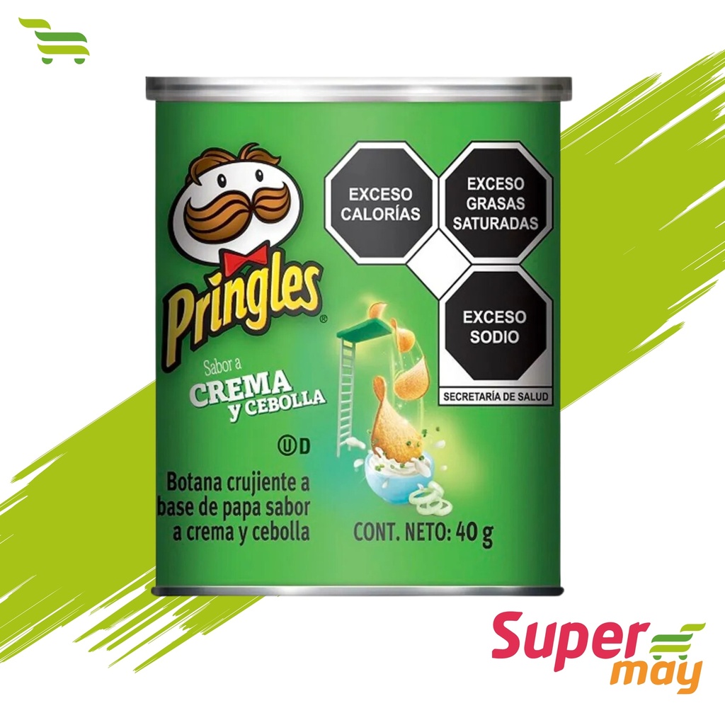 PRINGLES CREMA Y CEBOLLA 40 GR