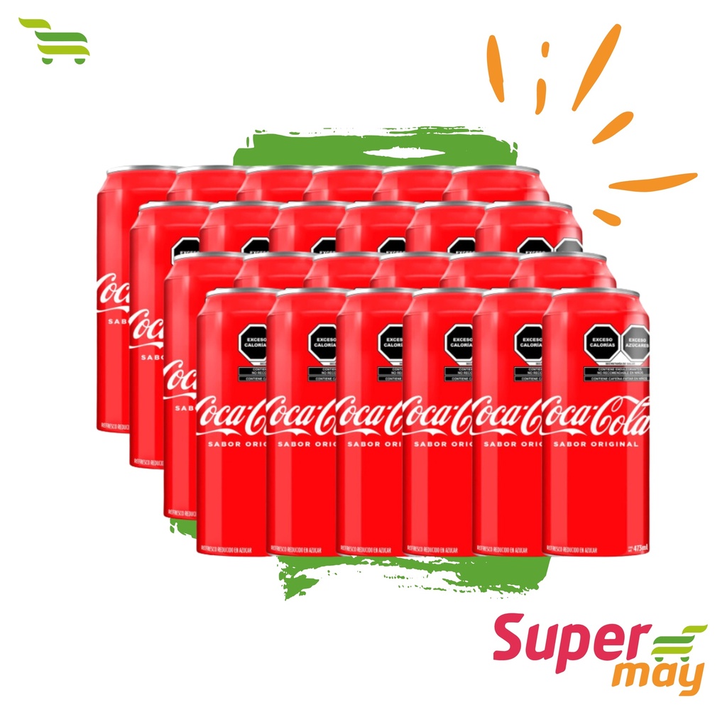 COCA LATA REFRESCO 473 ML 24 UDS