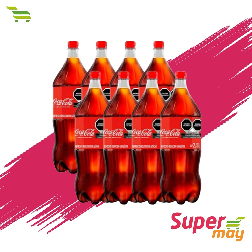 COCA NR PET REFRESCO 2.5 LT 8 UDS