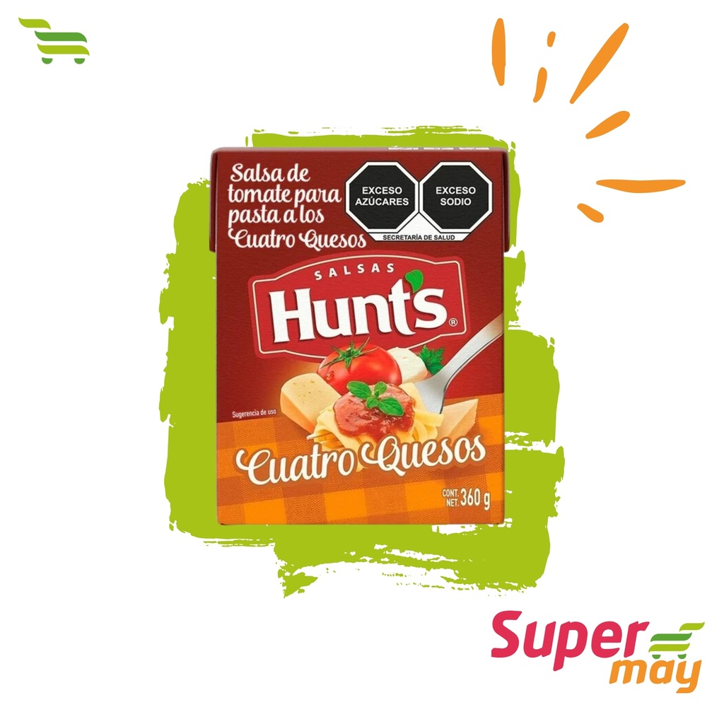 HUNTS 4 QUESOS SALSA 360 GR
