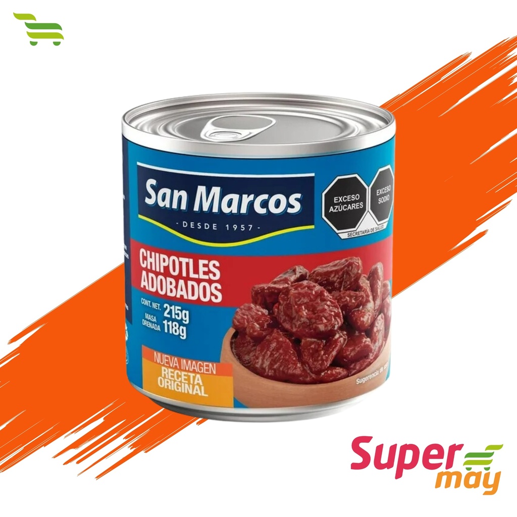 SAN MARCOS CHIPOTLES CHILES 215 GR