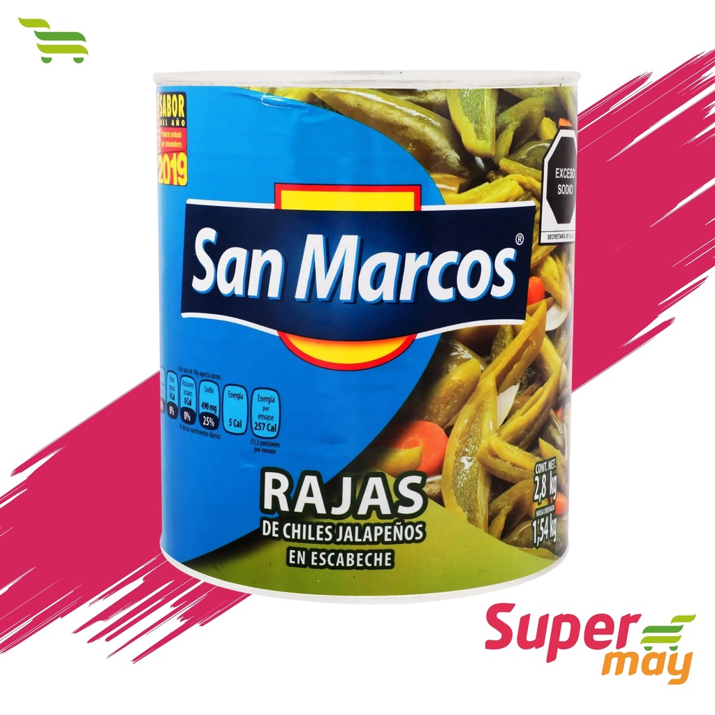 SAN MARCOS RAJAS CHILE 2.80 KG