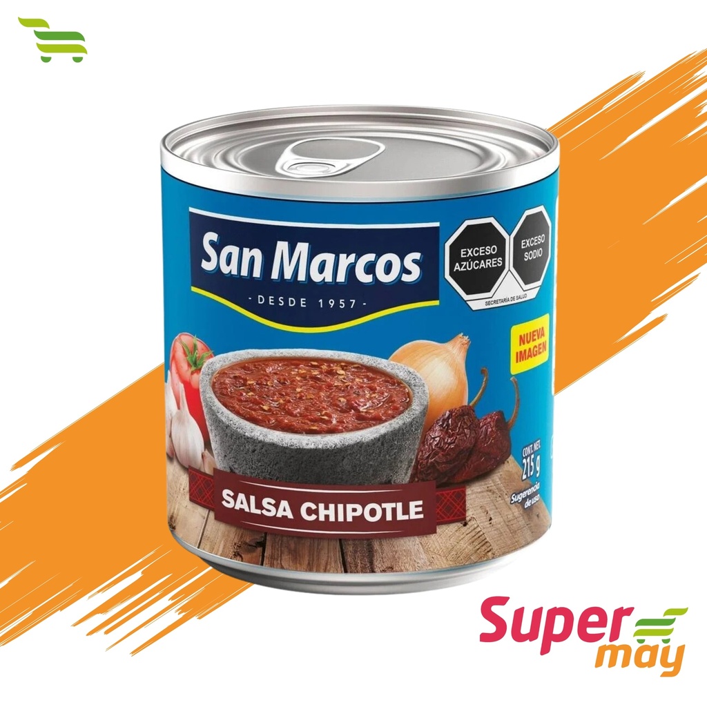 SAN MARCOS SALSA CHIPOTLE 215 GR