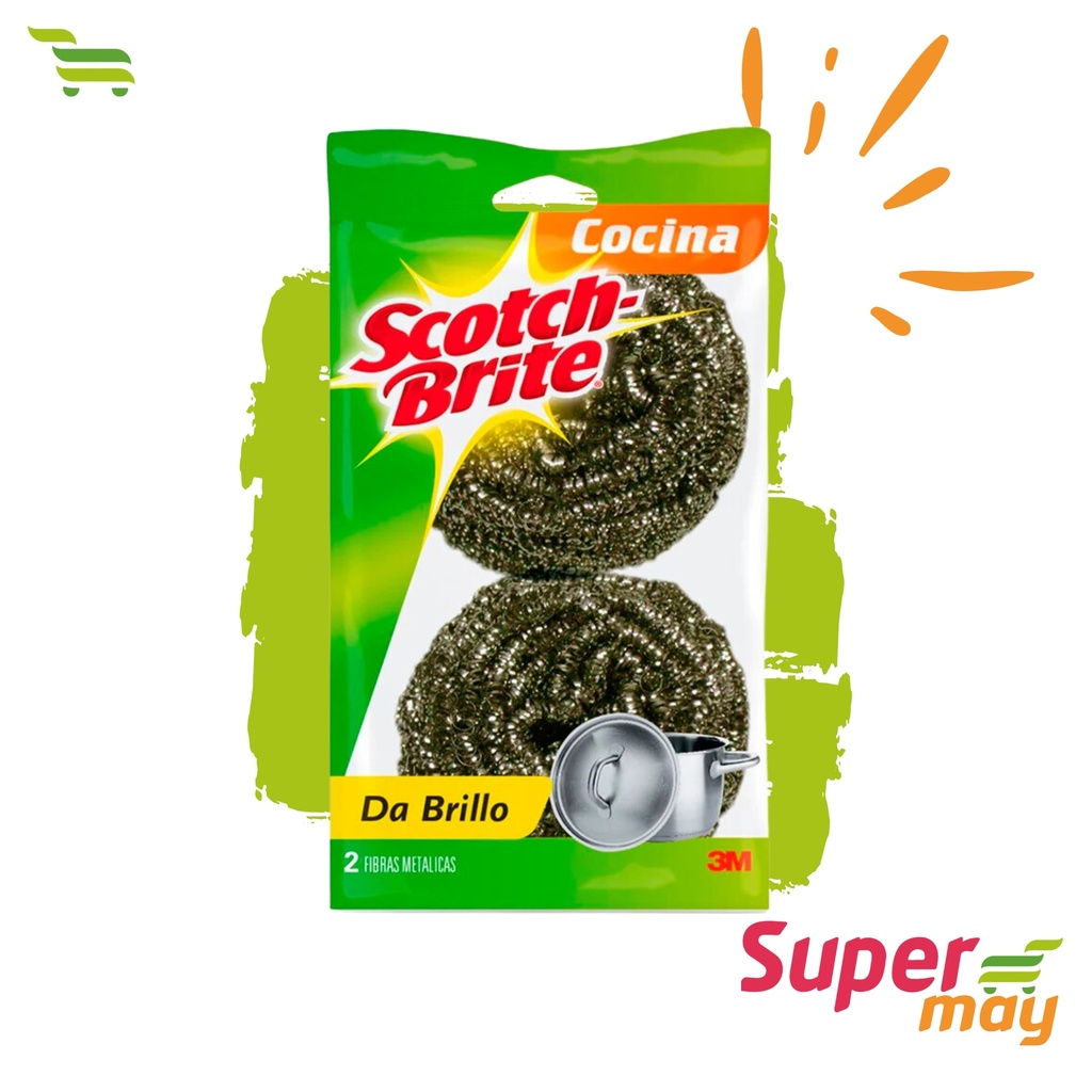 SCOTCH BRITE FIBRA ESPIRAL 2 UDS