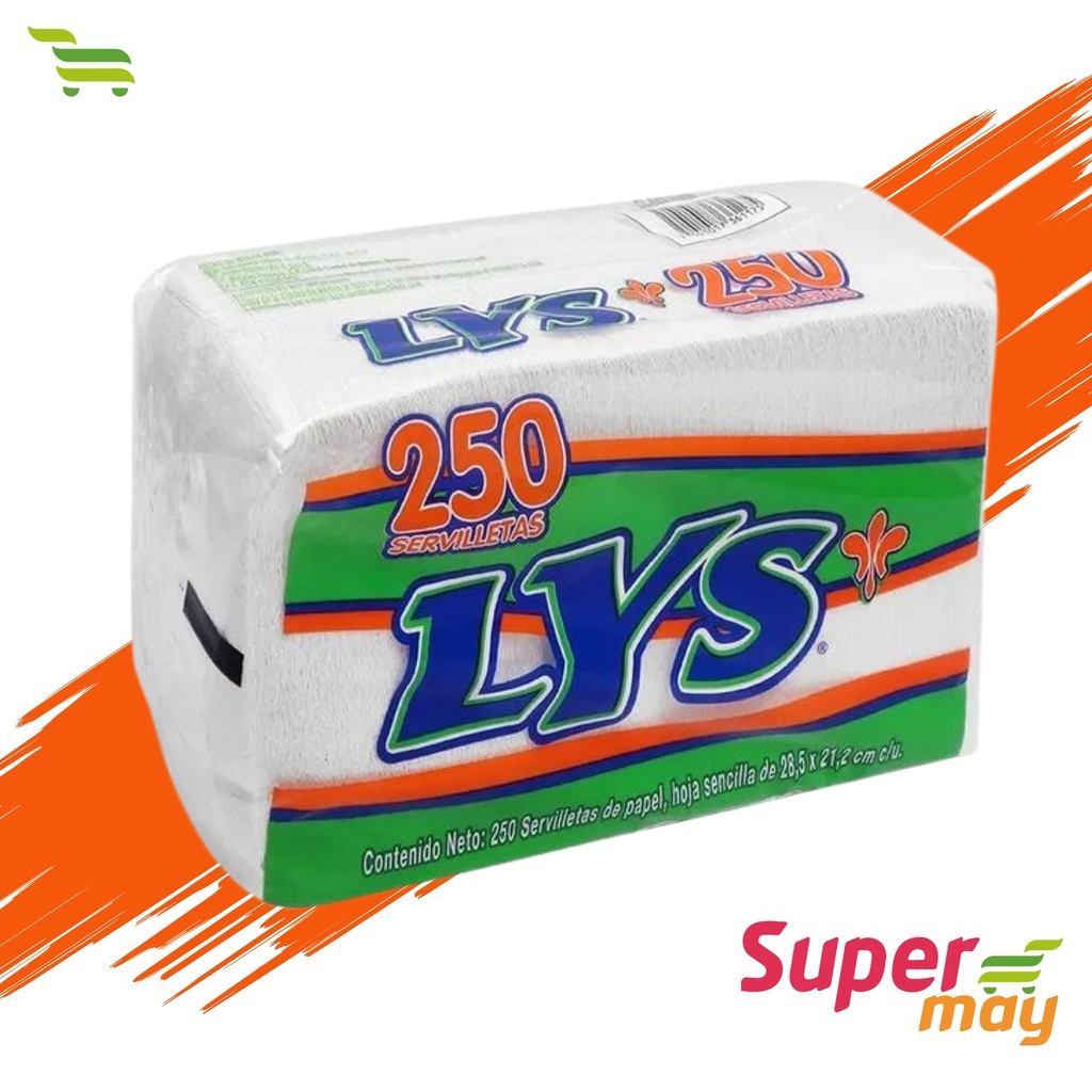 LYS SERVILLETAS 250 UDS