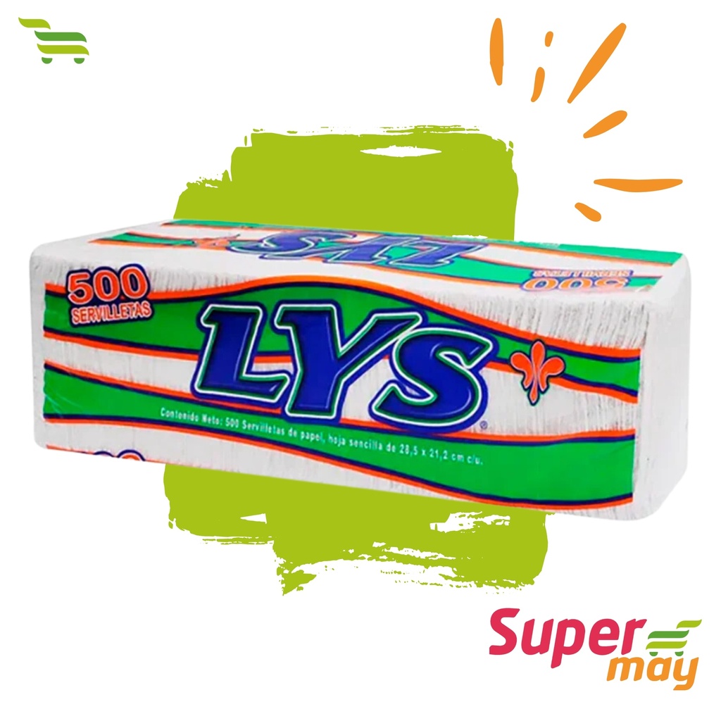 LYS SERVILLETAS 500 UDS