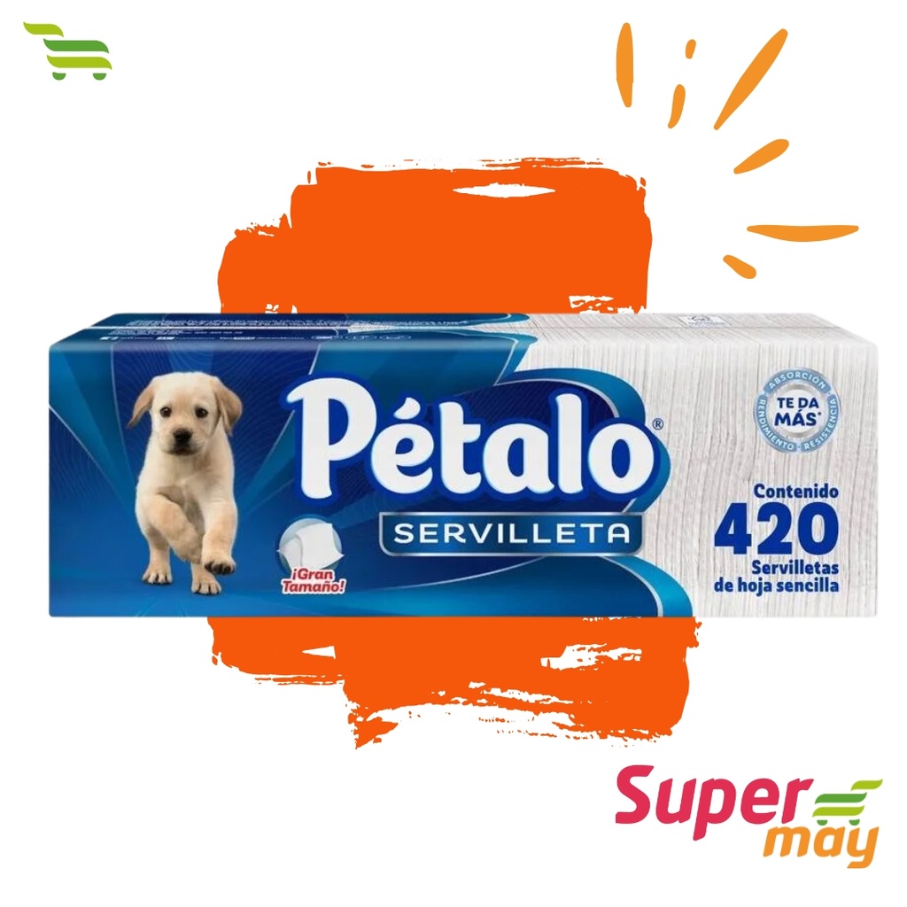 PETALO SERVILLETAS 420 UDS