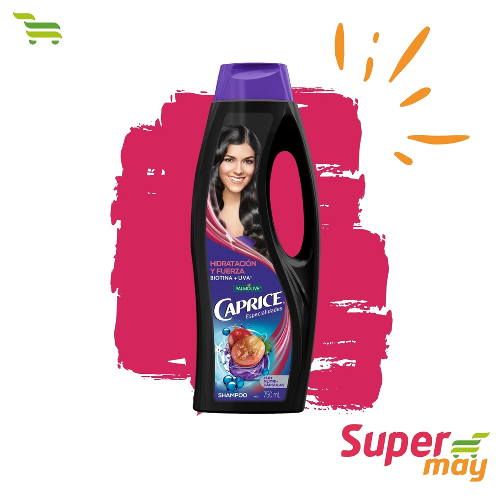 CAPRICE BIOTINA+UVA SHAMPOO 750 ML