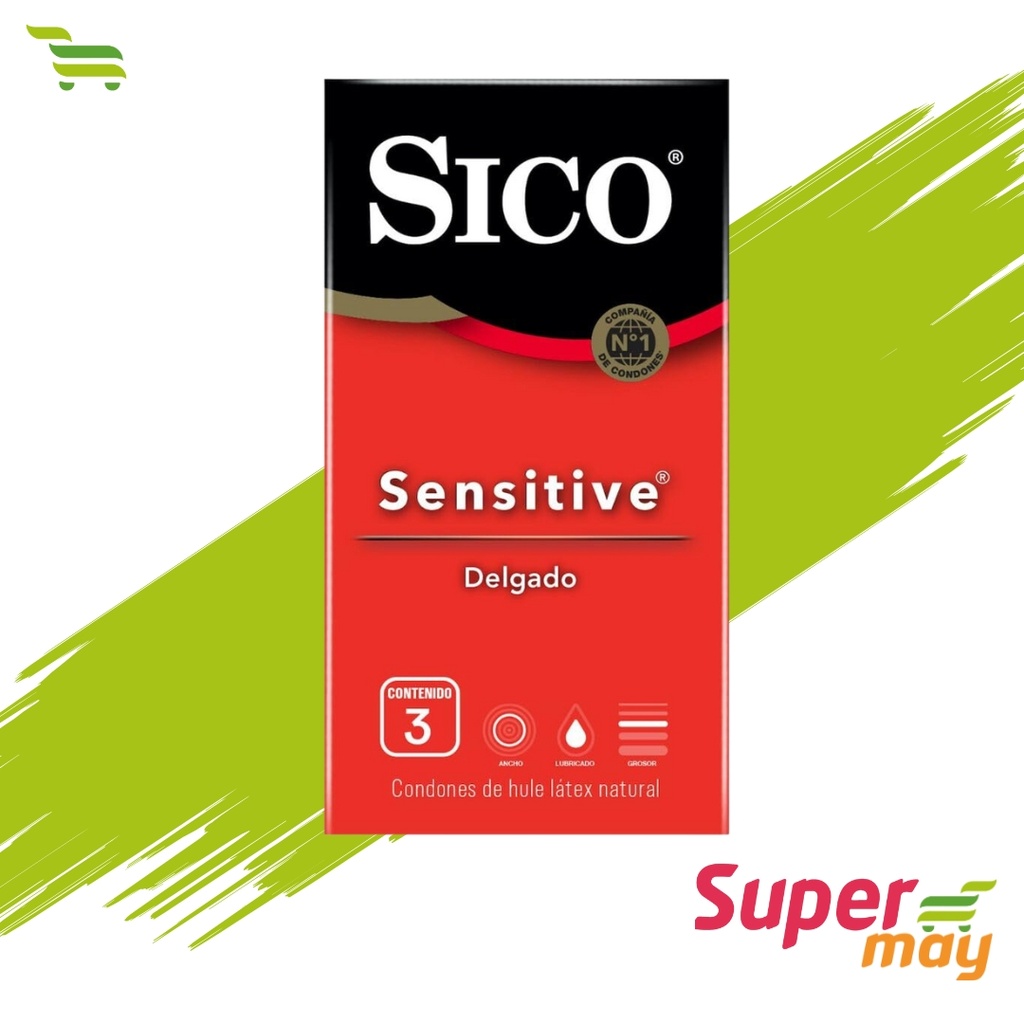 SICO SENS-ROJO PRESERVATIVO 3 UDS