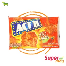 [107001] ACT II CHILE/LIMON PALOMITAS 89 GR