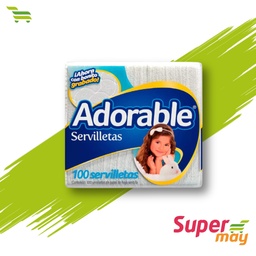 [000027] ADORABLE SERVILLETAS 100 UDS
