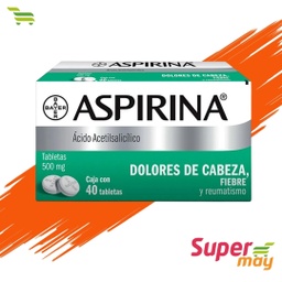 [608011] ASPIRINA 500 MG 40 UDS