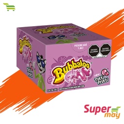 [606002] BUBBALOO FRUTAS CHICLE EXH 50 UDS
