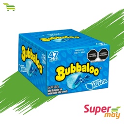 [606003] BUBBALOO MENTA CHICLE EXH 50 UDS