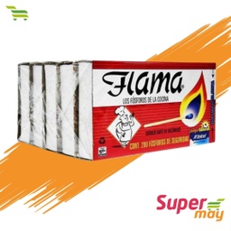 [000181] FLAMA CERILLO 5 PAQ - 200 UDS