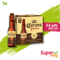 [203010] CORONA MEDIA OSCURA CERVEZA C/24 355 ML