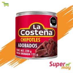 [110006] COSTEÑA CHIPOTLES CHILES 220 GR