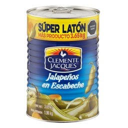 [110029] CLEMENTE JALAPEÑOS CHILES 3.65 KG