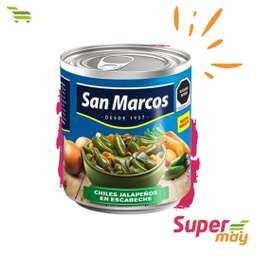 [110023] SAN MARCOS JALAPEÑOS CHILES 780 GR