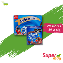 [000215] CHOCO MILK POLVO CHOCOLATE EXH/20 UDS
