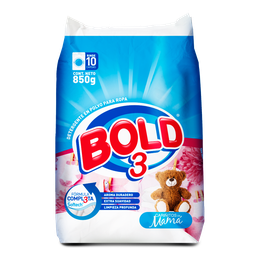 [407015] BOLD 3 CARIÑITOS DETERGENTE 850 GR