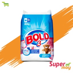 [407015] BOLD 3 CARIÑITOS DETERGENTE 850 GR