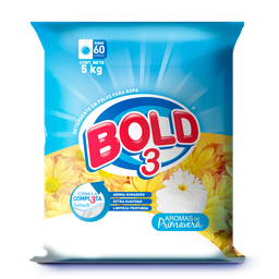 [407018] BOLD 3 FLORES DETERGENTE 5 KG