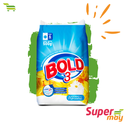 [407019] BOLD 3 FLORES DETERGENTE 500 GR