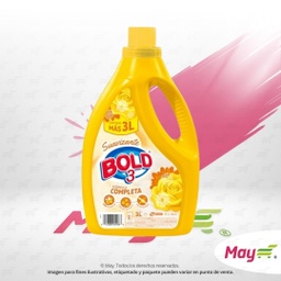 [1000207] BOLD 3 AMARILLO SUAVIZANTE LIQUIDO 3LT