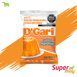 [123012] DGARI NARANJA GELATINA 120 GR