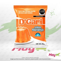 [967964] GELATINA GARI NARANJA 720 GR