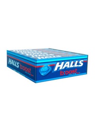 [606008] HALLS BOOST CARAMELO EXH/12 UDS