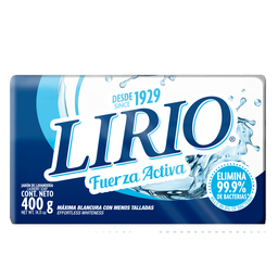 [411007] LIRIO BLANCO JABON LAVANDERIA 400 GR