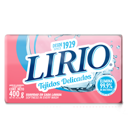 [411009] LIRIO ROSA JABON LAVANDERIA 400 GR