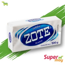 [411014] ZOTE BLANCO JABON LAVANDERIA 200 GR