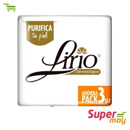 [701018] LIRIO DERMA JABON EXH/3 120 GR