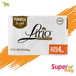 [000533] LIRIO DERMA JABON EXH/4 150 GR