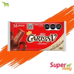 [606007] CARLOS V CHOCOLATE EXH/16 22 GR