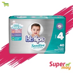 [702008] BB TIPS E4 GDE PAÑAL 40 UDS
