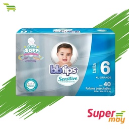 [702010] BB TIPS E6 XX-GRANDE PAÑAL 40 UDS