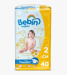 [702012] BEBIN PAÑAL CHICO 40 UDS