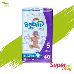 [702015] BEBIN PAÑAL X-GDE 40 UDS