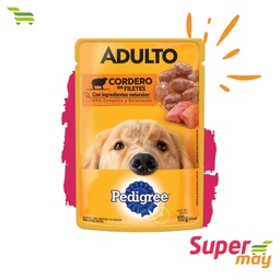 [502001] PEDIGREE ADULTO CORDERO SOBRE 100 GR