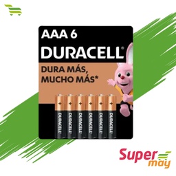 [609004] DURACELL AAA PILA 6 UDS