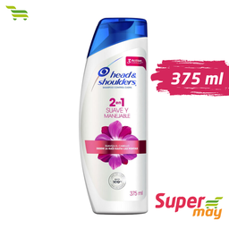 [000945] HEAD SH 2-1 SUAVE Y MANEJ SHAMPOO 375 ML