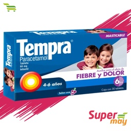 [608058] TEMPRA INFANTIL 80 MG EXH/30 UDS