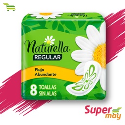 [706014] NATURELLA REG. S/ALAS TOALLA 8 UDS